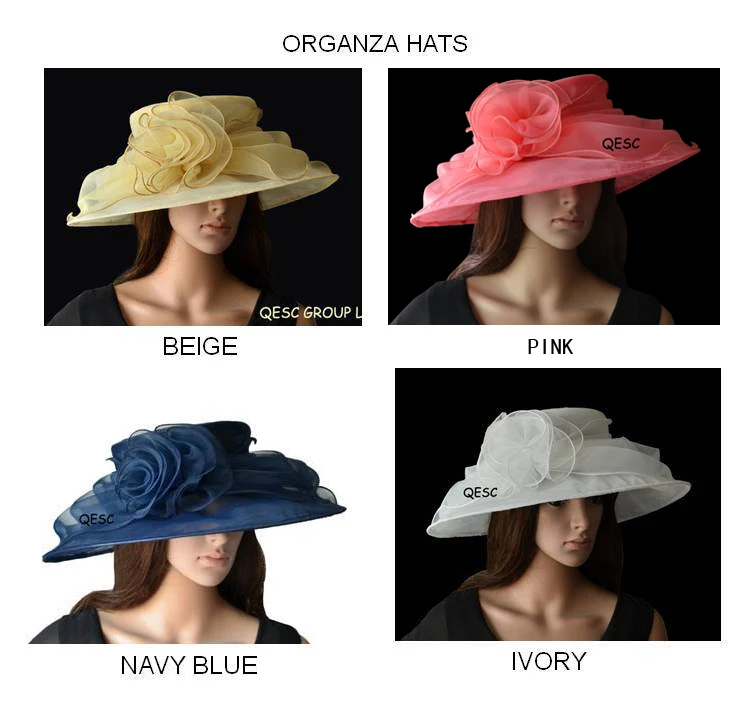 Шляпа из органзы с перьями для свадьбы гонок вечеринки церкви|hat panama|hat cutehat feather |