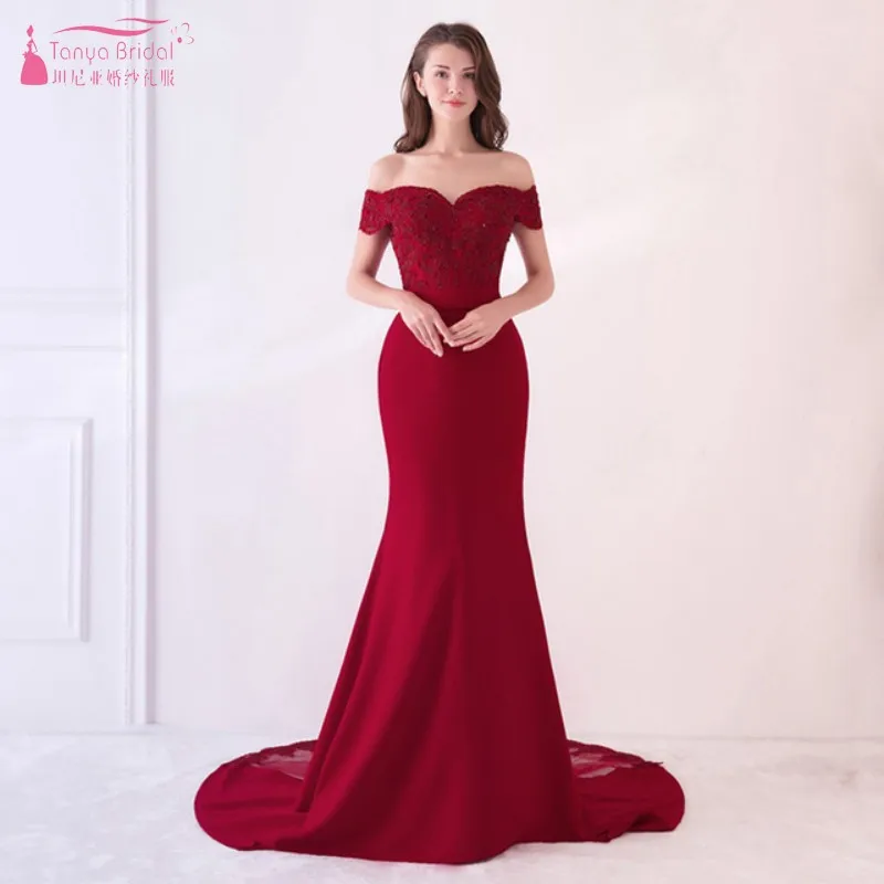 

Long Bridesmaid Dresses Simple Chiffon Mermaid Formal dress elegant vestidos de fiesta de noche wedding guest dress JQ55