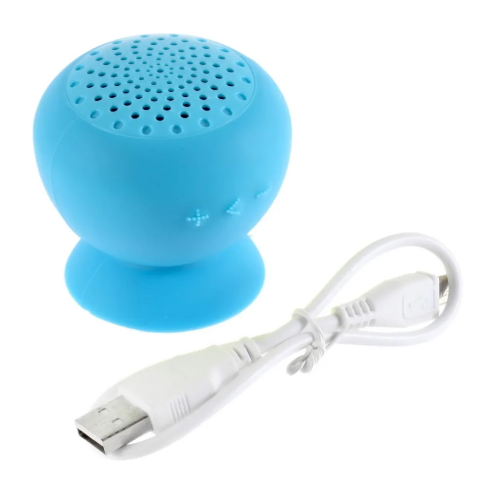 1x Гриб Мини Беспроводная связь Bluetooth Speaker waterdichte siliconen присоски громкой связи