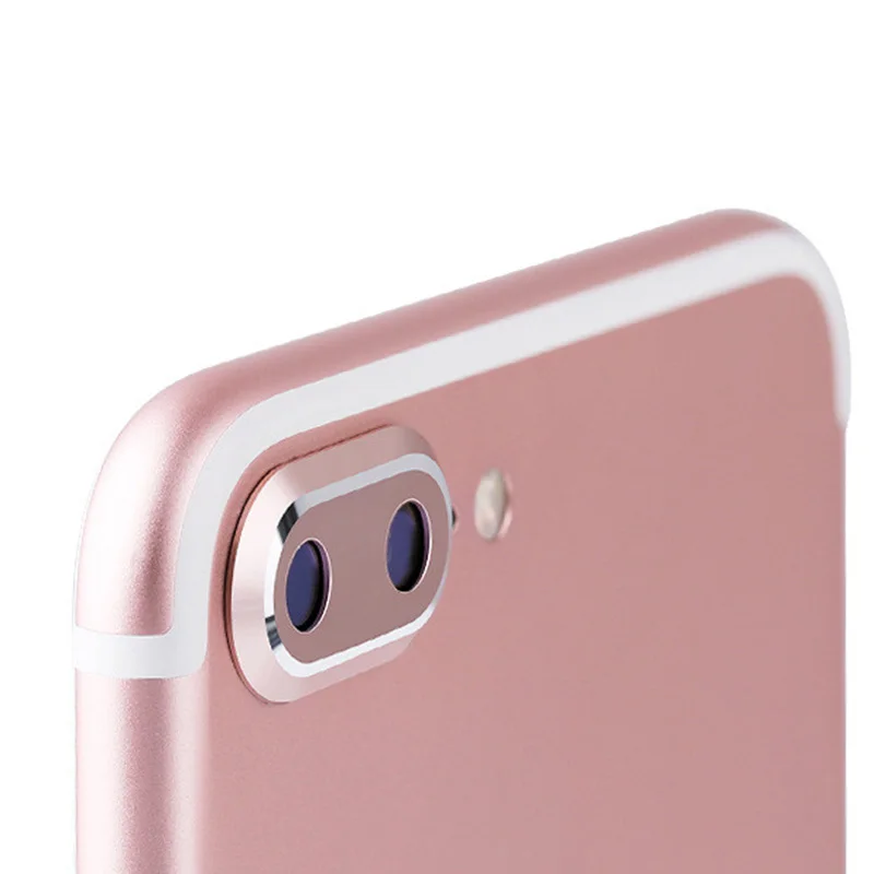 KUKOWDEE металлический бампер Защита камеры для iPhone 6 7 8 plus крышка объектива X задняя