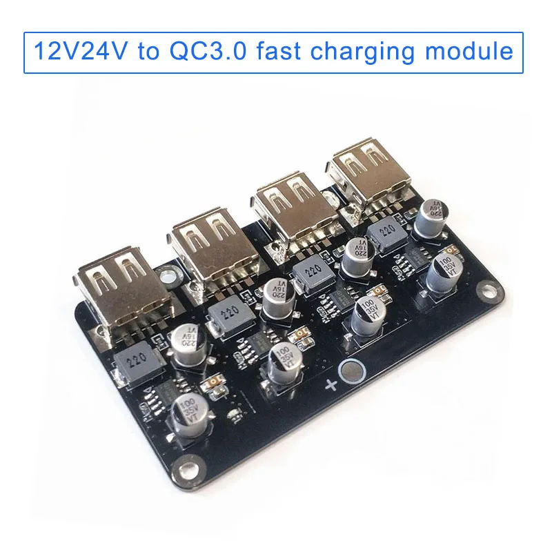 

Fast Charging Module 4-Channel 12V 24V to QC3.0 for Apple/Huawei