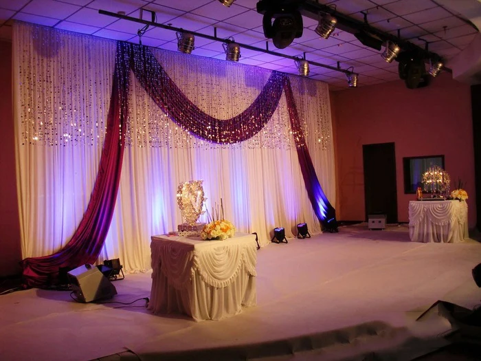 

10ft*20ft wedding backdrop Curtain Wholesale backdrops wedding stage curtain party stage decorations stage background