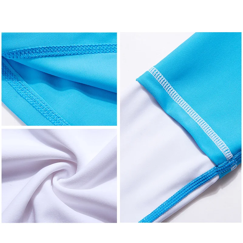 

Youth Basic Skins UPF 50+ Long Sleeve Rash Guard UV Sun Protection Girls Basic Skins Long-Sleeve Rashguard Top Boys Colorblock