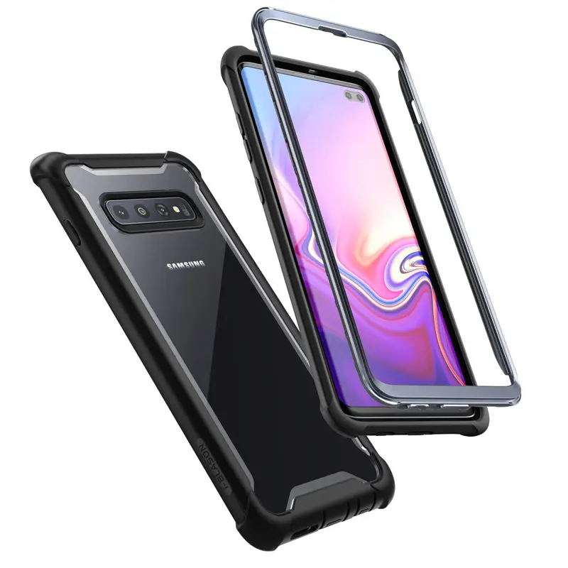 Для samsung S10 Plus чехол 6,4 Ares прочный Чехол на весь корпус со встроенной защитной пленкой [не совместим с датчиком отпечатков пальцев]