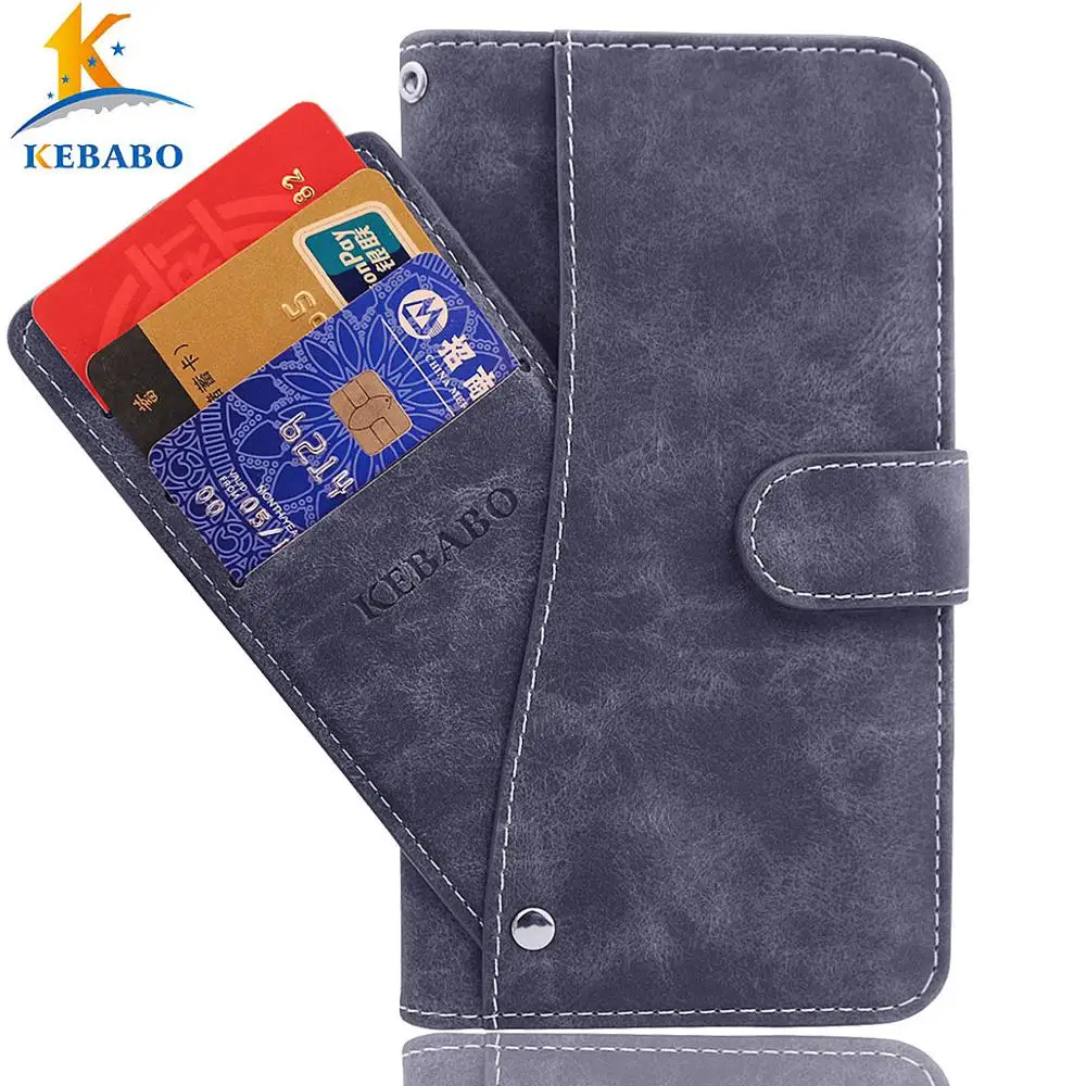Leather Wallet Echo Surf 5&quot Case Flip Retro Luxury Front Card Slots Cases Cover Business Magnetic Phone Bags | Мобильные