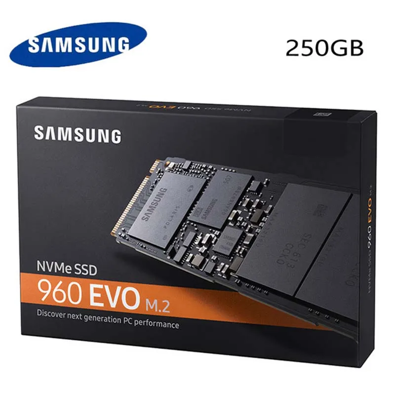 Samsung 960 EVO 250 ГБ NVME M.2 SSD твердотельный жесткий диск MZ V6E250BW PCIe 3.0x4 1.2|ssd pcie|solid state hard diskm.2