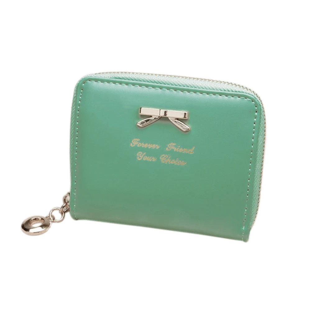 Прекрасный кошелек конфетных оттенков женский кошелек-клатч короткая маленькая