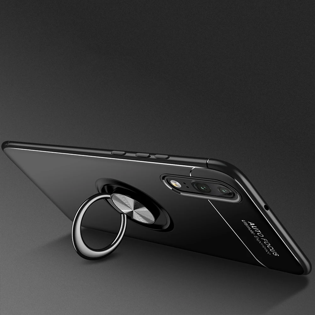 Роскошный ShockproofFor Xiao mi Red 4X/Note 5 Pro/mi 6/8 SE Ультра тонкое кольцо подставка Магнитный