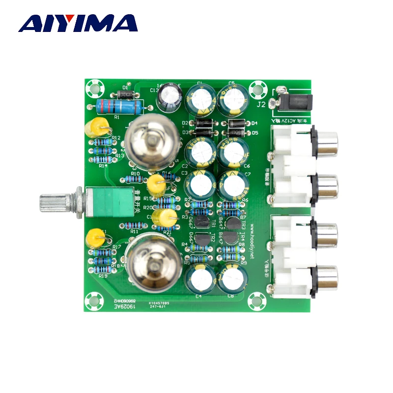 AIYIMA 6J1 ламповый усилитель готовая плата клапан буферный Gall буферов|preamp amplifier|tube