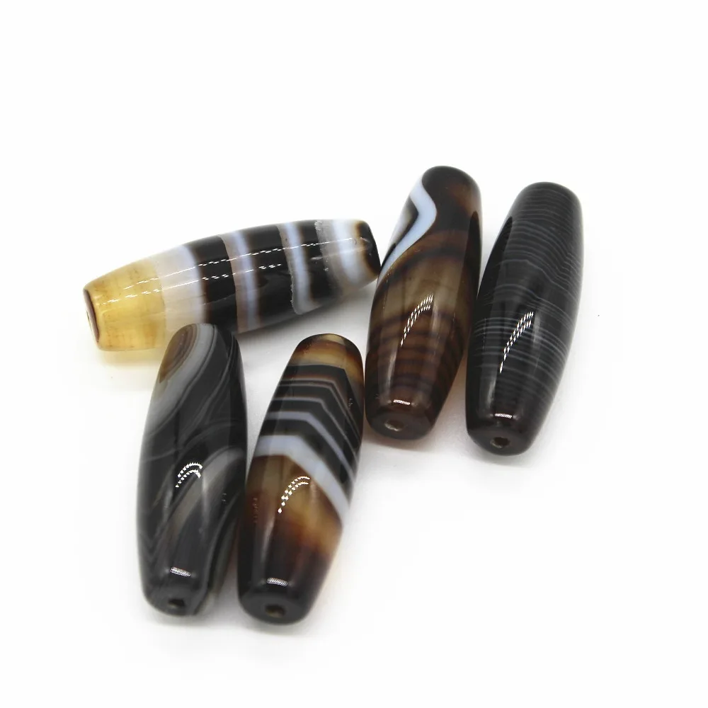 SEA MEW 10*30mm /12*40mm High Quality Sardonyx Beads Loose Bead For Jewelry Making 5PCS | Украшения и аксессуары