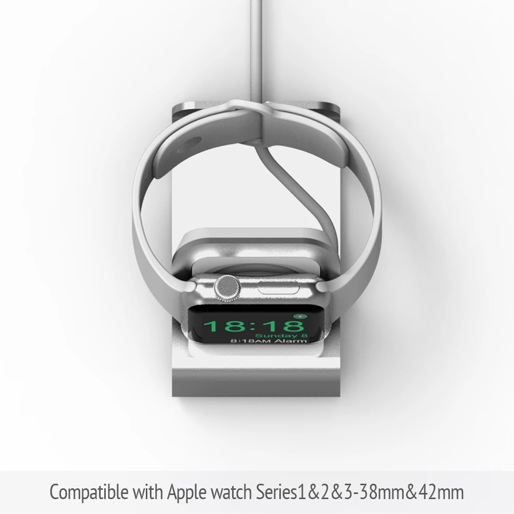 Зарядная док станция Besegad для Apple Watch iWatch Series 1 2 3 4 38 мм 42 мм|Подставки и держатели| |