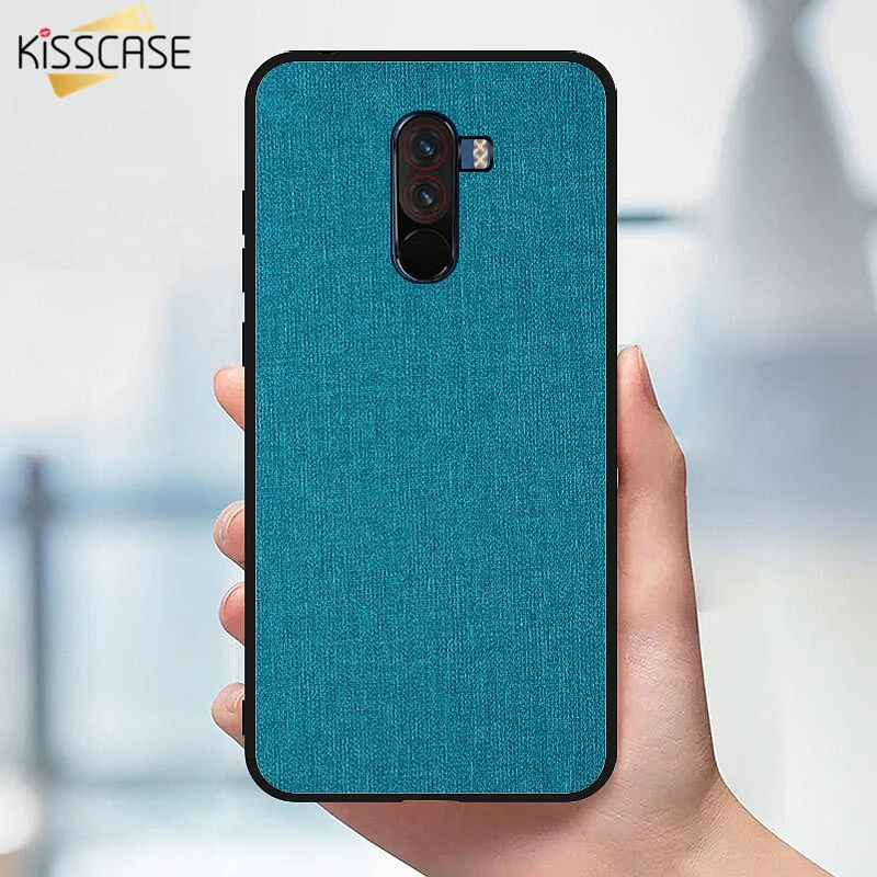 KISSCASE тканевый чехол для телефона Xiaomi Mi 8 SE A1 5X 6X A2 Lite Pocophone F1 кожаный мягкий матовый