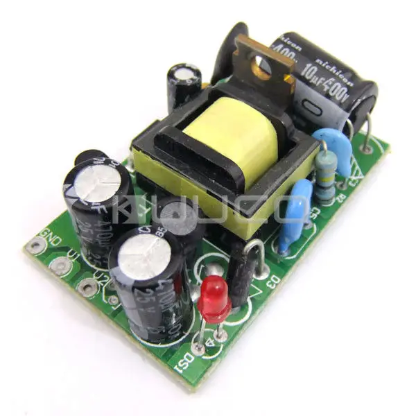 5 PCS/LOT AC to DC Power Converter/Adapter 90V~240 110V 220V 12V 800mA 9.6W Switching Supply | Обустройство дома