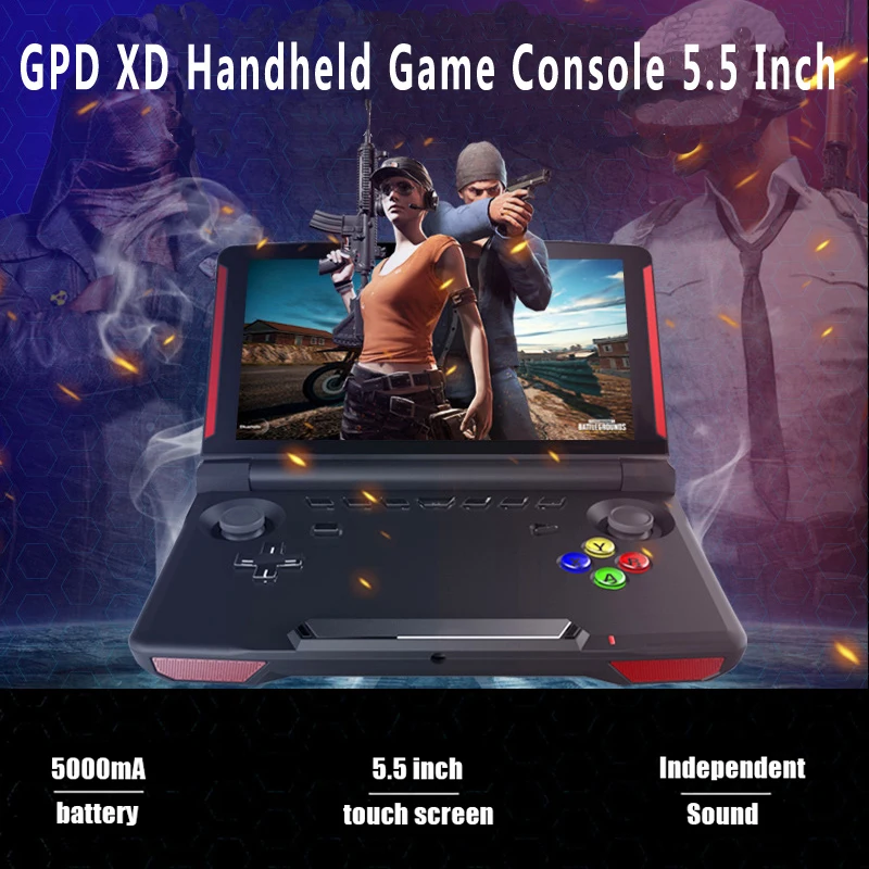 Портативная игровая консоль 5 дюйма 2 ГБ 16 1280*720 HDMI выход Ретро видео Android система BT