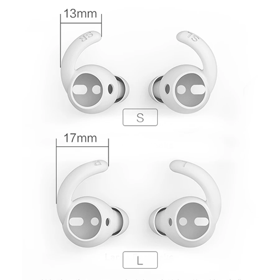 Силиконовый чехол для Airpods 2 + наушники-вкладыши с защитой от потери защитная