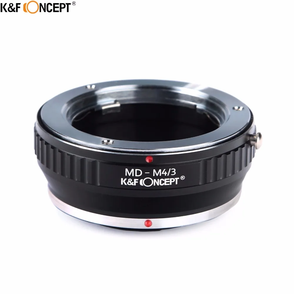 K&F CONCEPT Camera Lens Mount Adapter Ring for Minolta MD MC Mount Lens to Micro 4/3 Camera Body EP-1 GF1 GF2 G1 G2 G3 GH1 GH2 universal lens and body covers for minolta md cameras