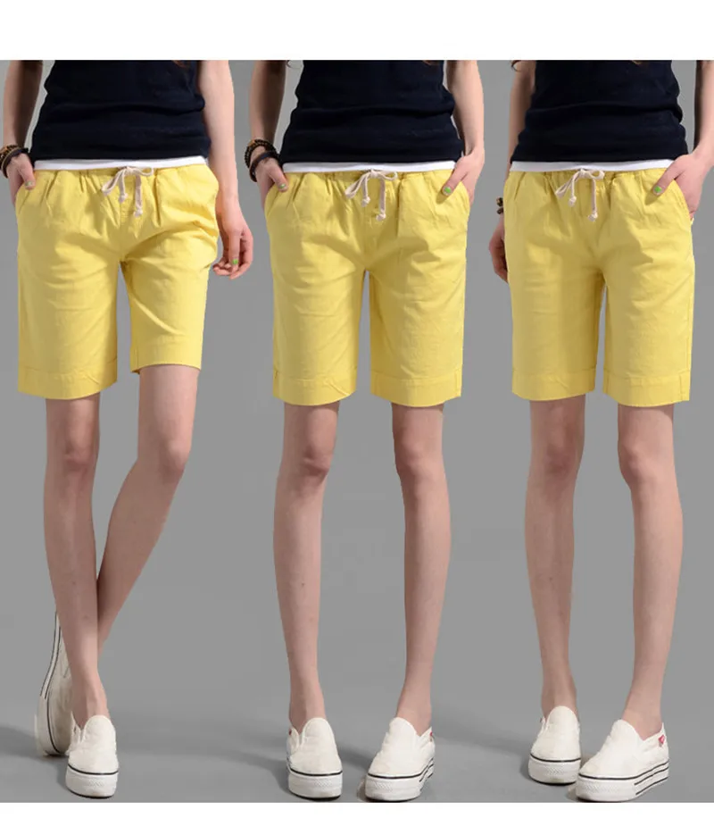 Женские шорты ярких цветов повседневные PT058 2020|womens linen shorts|fashion shortsshorts fashion |