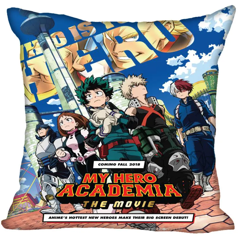 BOKU No Hero Academy чехол для подушки дома декоративный на квадратный Невидимый молнии s