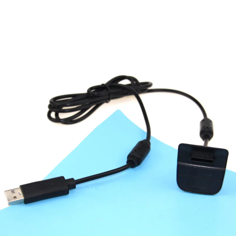 Черный USB кабель для зарядки 2 шт./лот Сменное зарядное устройство беспроводного