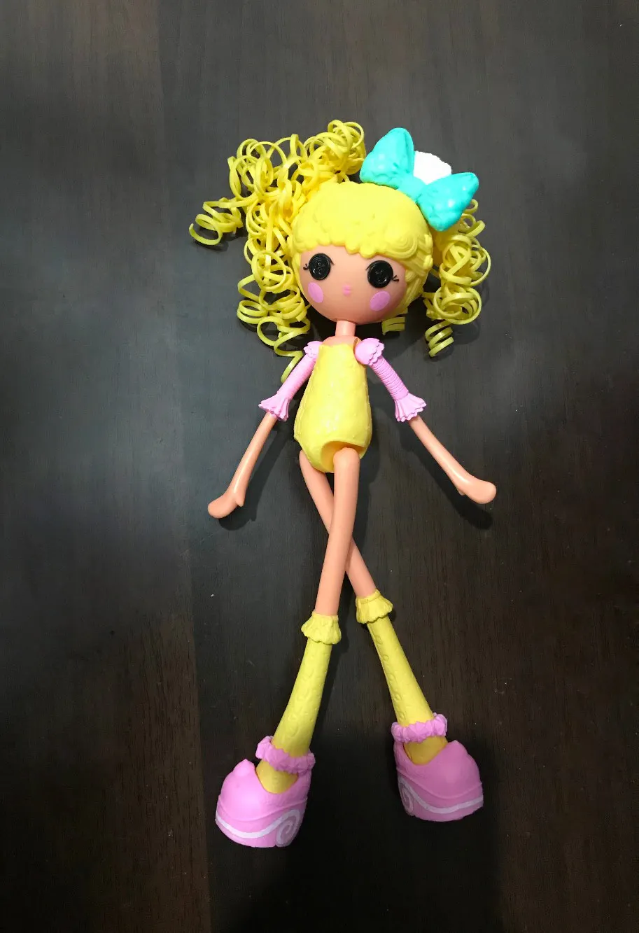 defect yellow Около 22-25 см Lalaloopsy девушки без одежды подарок на день рождения платье кукла - Цвет: defect yellow