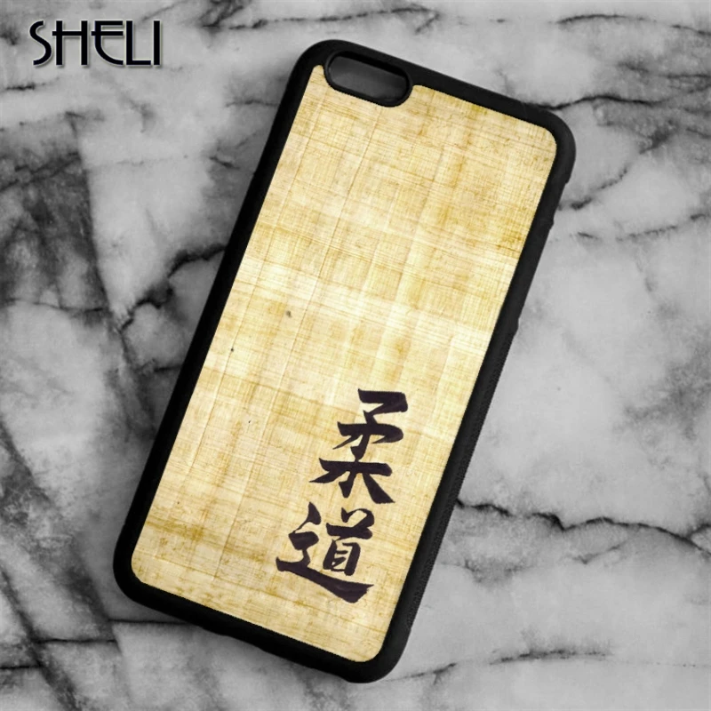 SHELI популярный японский чехол для телефона с боевым искусством дзюдо iPhone 5 6 6s 7 8 plus