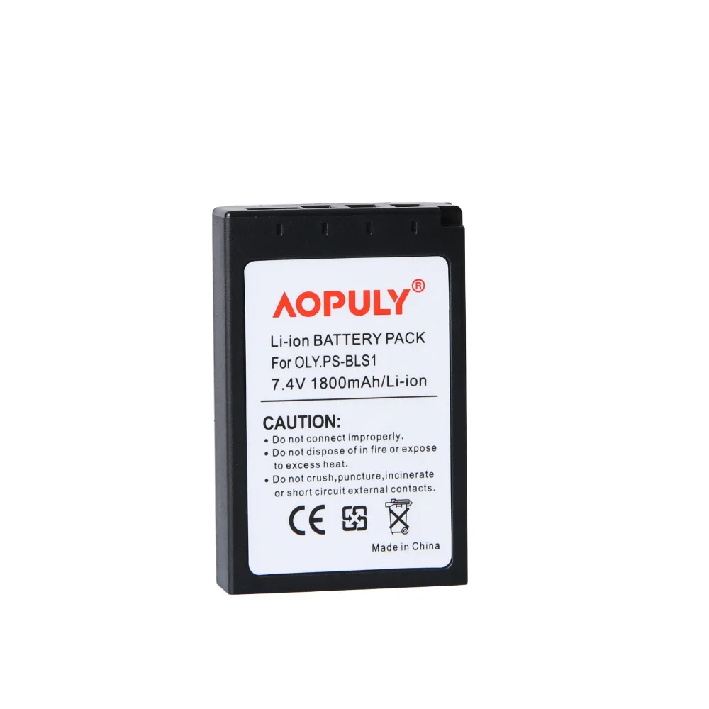 

1800mAh PS-BLS1 BLS1 BLS-1 Li-ion Camera Battery For OLYMPUS E-PL1 E400 E410 E420 E450 E620 E-P1 E-P2 E-PL1 BLS-1 BLS 1 Battery