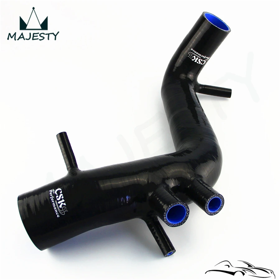 FITS For J*etta 1.8T mk4 Turbo Golf Beetle Audi TT 1.8 Silicone Intake Inlet Pipe Hose Black/Red | Автомобили и мотоциклы
