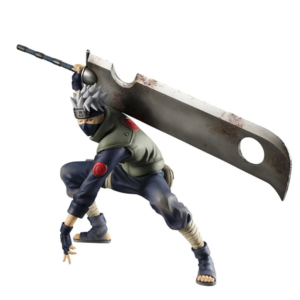 Shippuden Hatake kakahi Broadsword Ninkai Taisen ПВХ фигурка Наруто Коллекция Модель игрушки кукла для