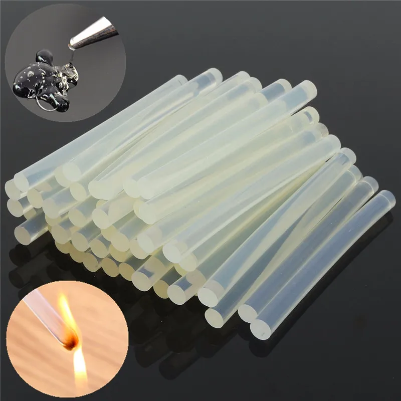 50 шт. термоплавкий Клей карандаш металлических Пластик дерево Ткань Электроника