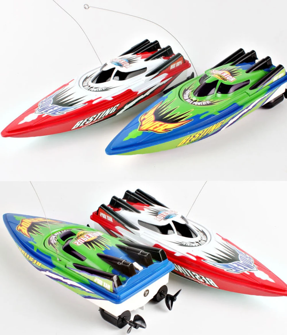Горячая Распродажа 4 Каналы Р/У Лодки Пластик электрический пульт дистанционного