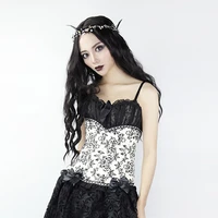 sexy strapless overbust corset tops for women to wear out gothic victorian bustier corsets plus size