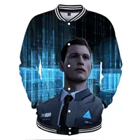 Детройт: стать человеком Connor Incarnate Пальто Косплей Костюм для Хэллоуина бейсбольный костюм - Цвет: C