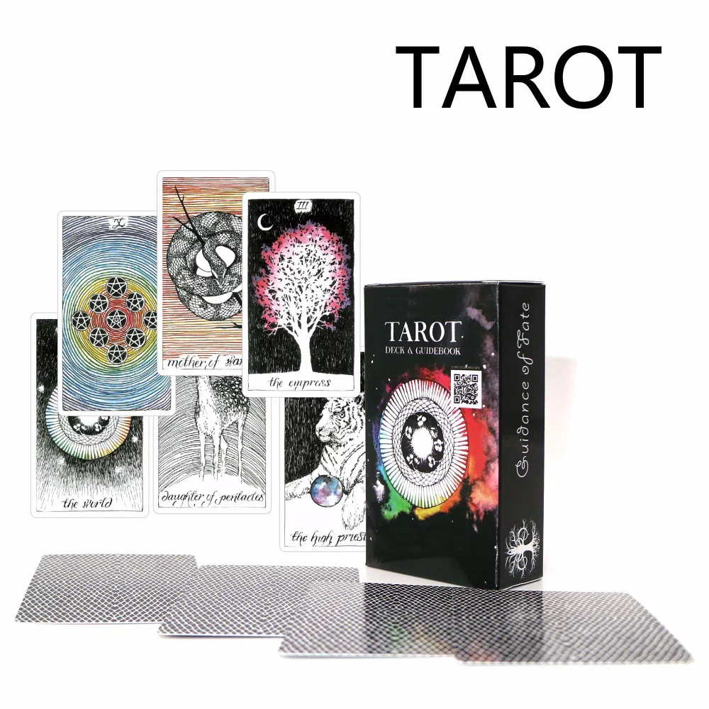

2020 дикие животные Таро колода карты, 78 карт, Таинственный магический Таро руководство США настольная игра