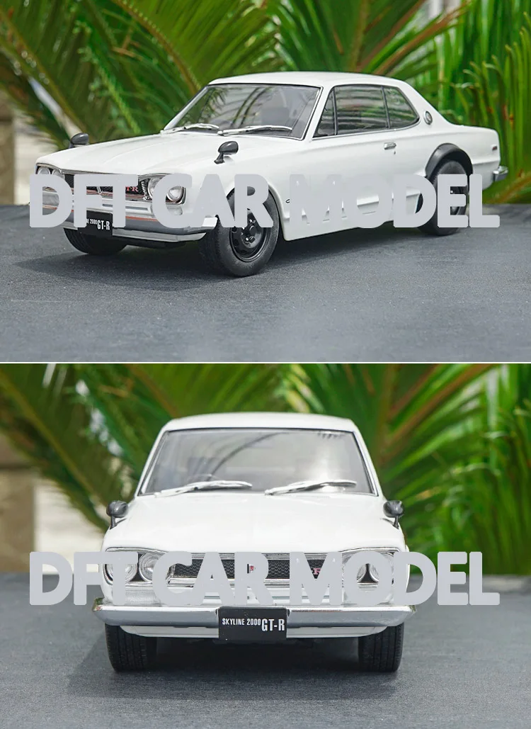 1:18 Масштаб игрушечный автомобиль из сплава ttipple 9 SKYLINE GTR KPGC10 GT-R модель спортивного автомобиля детская игрушечная машинка авторизованный