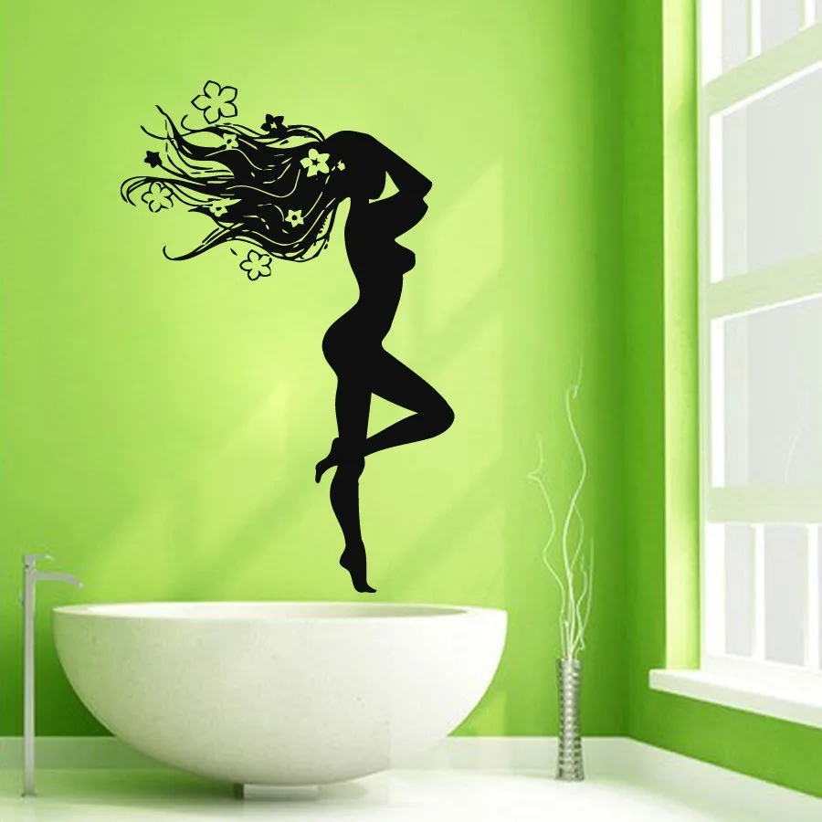 Sexy Girl Club Sticker naked Decal Muurstickers Posters Vinyl Wall Decals Pegatina Quadro Parede Decor Mural Sexy Girl Sticker