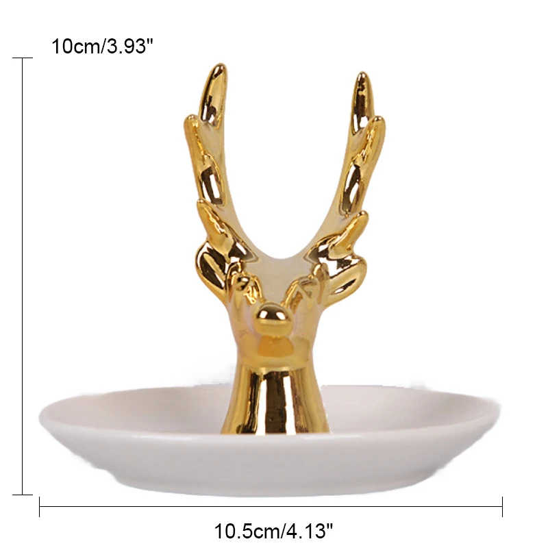 2019 керамические серьги с головой оленя браслет стенд для ювелирных изделий