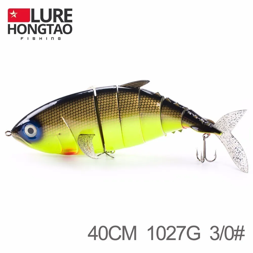 Извлечь HONGTAO прикормы жесткие приманки 400 мм/1027 г Swimbait приманка гольян длинный
