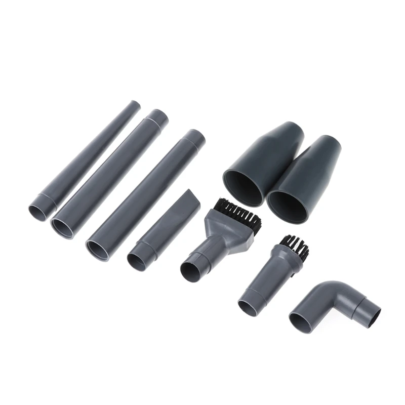 

9Pcs Vacuum Cleaner Accessories Multifunctional Corner Brush Set Plastic Nozzle