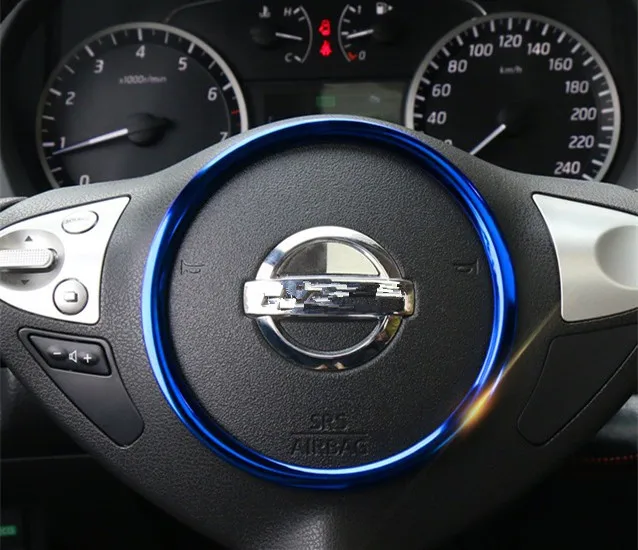 Для Nissan Sentra 2013-2018 декоративные круглые Блестки на руль яркие наклейки для