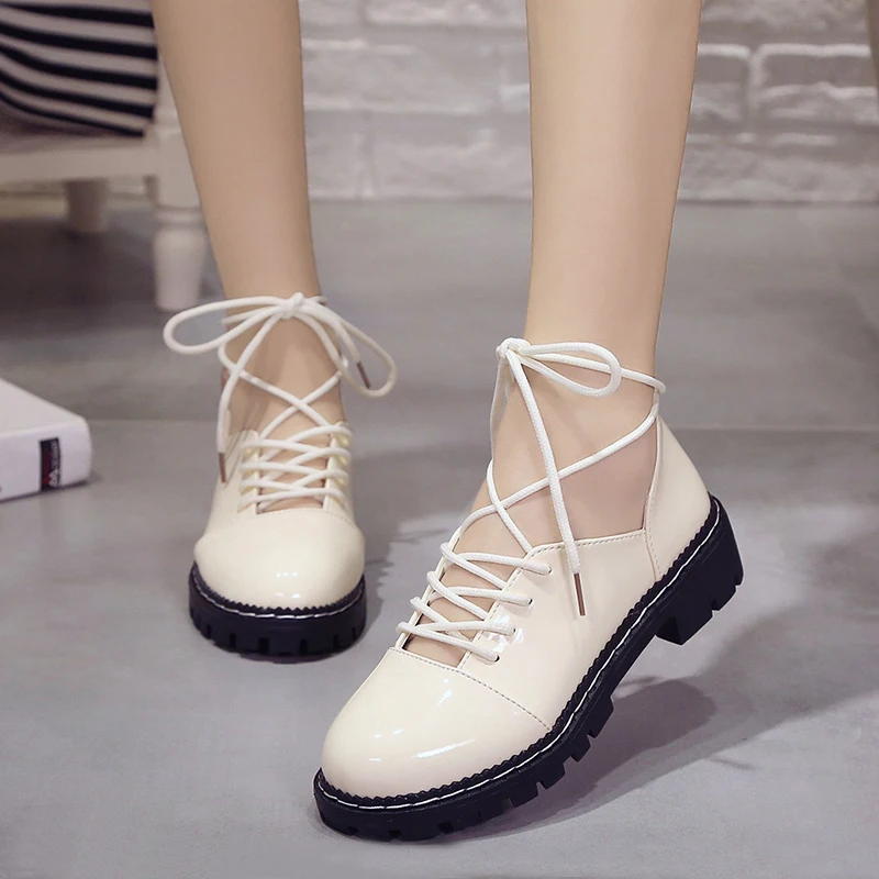 Туфли-оксфорды на платформе в британском стиле коллекция 2019 года повседневные