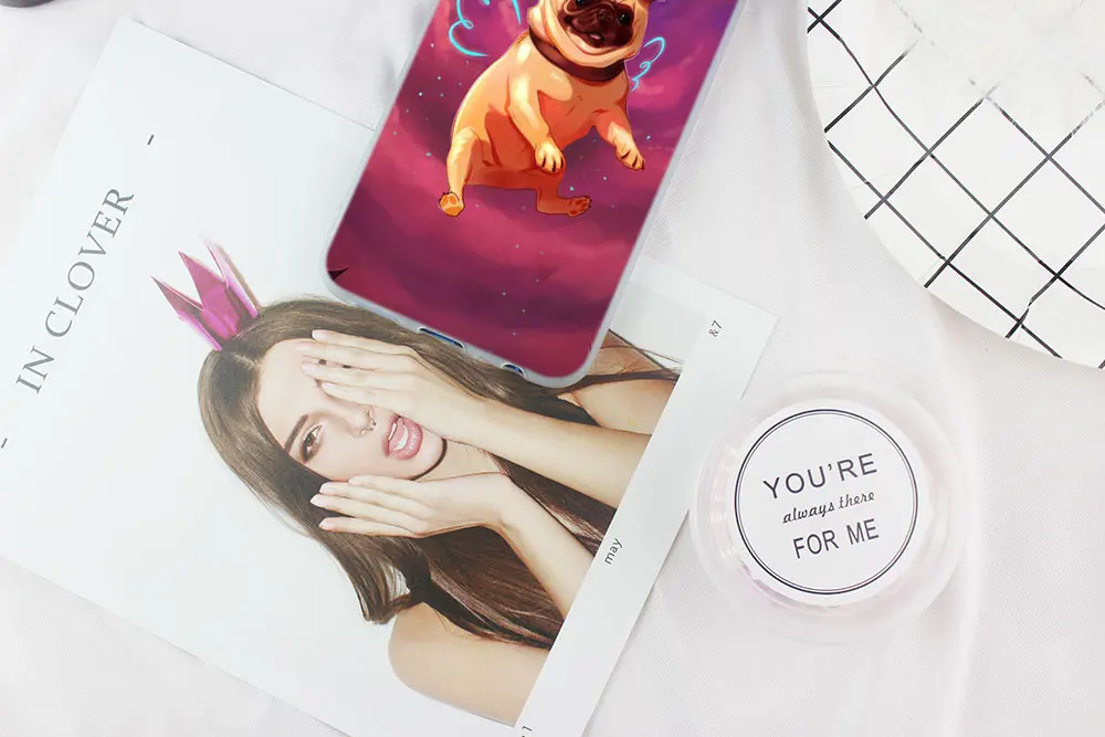 Мягкий силиконовый чехол с рисунком мопса для Huawei Honor 30 20 10 9 Lite 30pro 20pro 30s 10i 9a 8a