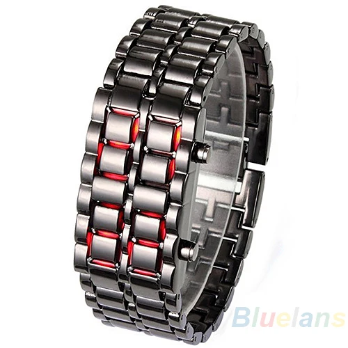 2013 Новая мода для мужчин и женщин Лава Железный самурайский металлический LED