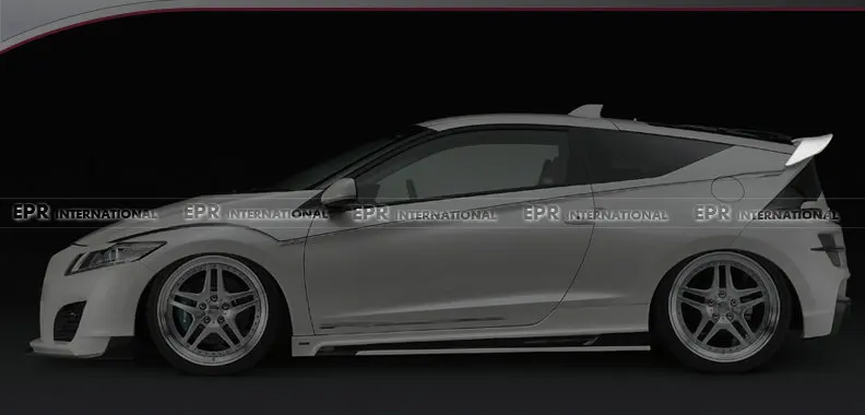 FRP крыло губы для HONDA CRZ 10,2-12,8 CR-Z ZF1 SBLK стиль Стекловолокно Задний спойлер обшивка для CRZ гоночная часть