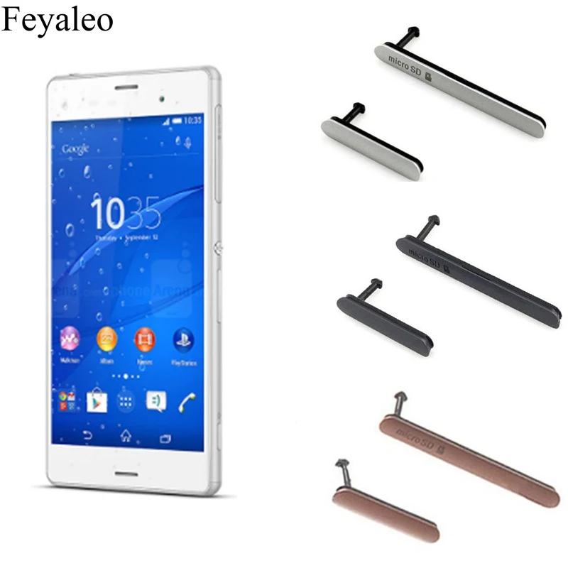 Чехол для телефона с разъемом sim карты Micro SD USB зарядки Sony Xperia Z3 D6603 D6653 SOL26 L55W Dual D6633