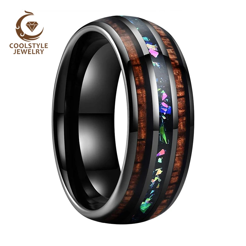 Обручальное кольцо из карбида вольфрама 8 мм для мужчин и женщин|wedding bands for men|wedding