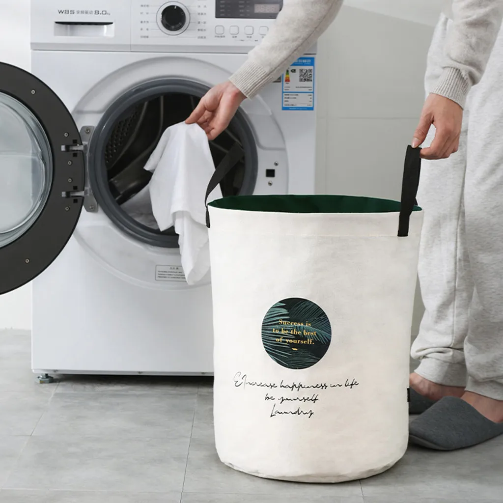 Складной ящик для хранения сумка белья препятствуют корзина из хлопка