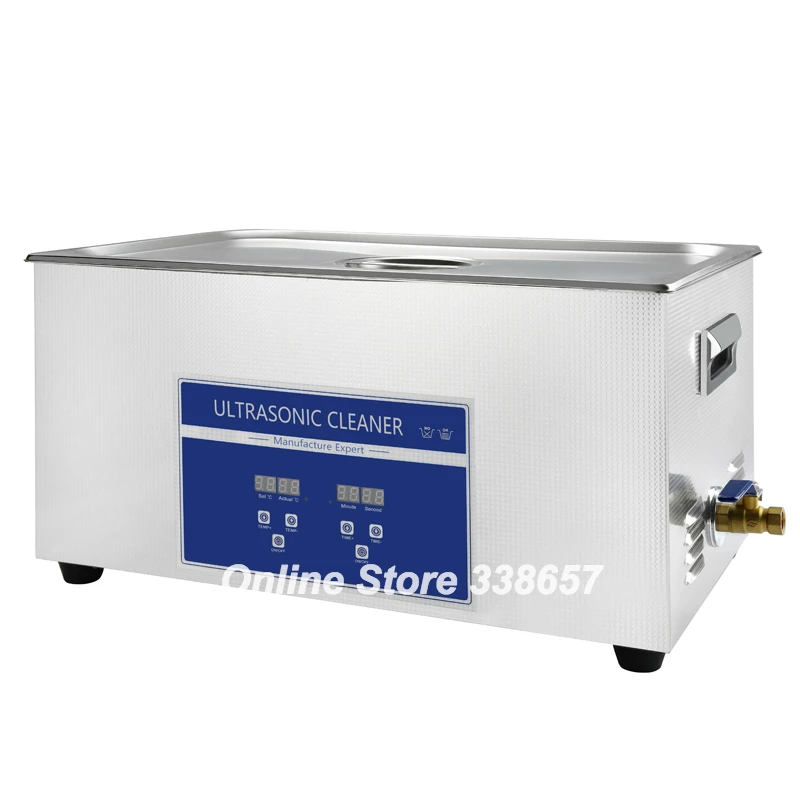 22L 220 V/110 V Цифровой ультразвуковой очиститель ювелирных изделий Ванна стиральная