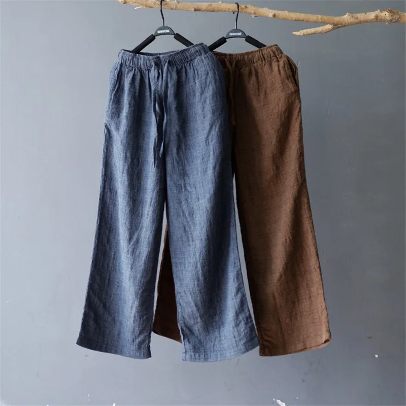 Брюки султанки женские в стиле ретро с эластичным поясом|straight trousers|trousers for womenharem
