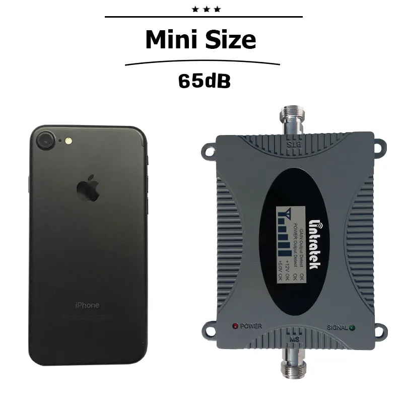 ЖК-дисплей 2G 4G LTE 1800 усилитель сигнала сотового телефона 65 дБ усиление GSM DCS
