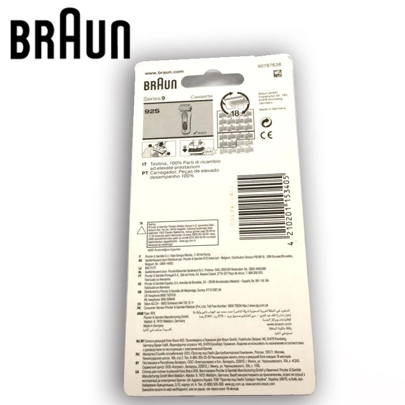 Braun,     9,       9030s 9040s 9050cc 9070cc 9075cc